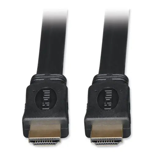 EATON EATON High Speed HDMI Flat Cable, Ultra HD 4K, Digital Video with Audio (M/M), 6 ft, Black - P568-006-FL