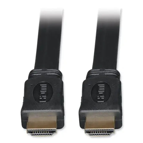 EATON EATON High Speed HDMI Flat Cable, Ultra HD 4K, Digital Video with Audio (M/M), 6 ft, Black - P568-006-FL