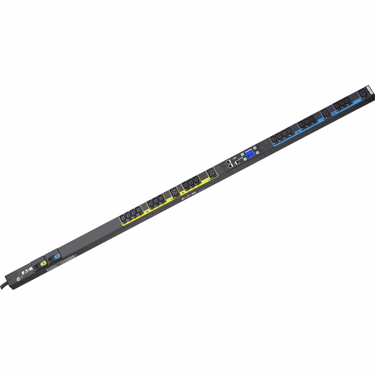 EATON Eaton Managed Rack PDU 5.76 kW max 200-240V 24A 24 Outlet Single-Phase PDU - Switched - NEMA L6-30P - 20 x IEC 60320 C13, 4 x IEC 60320 C19 - 230 V AC - 5760 W - Network (RJ-45) - 38U - Vertical - EMA107-10