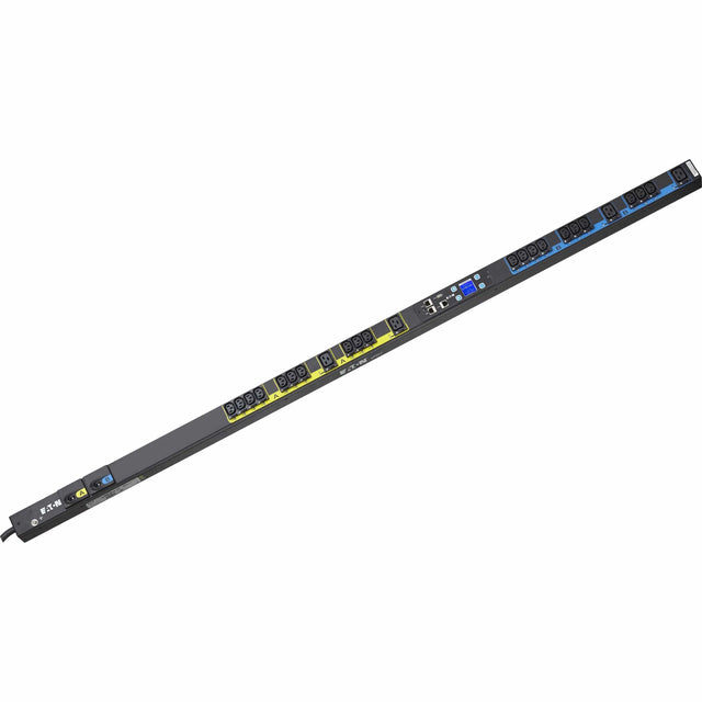EATON Eaton Managed Rack PDU 5.76 kW max 200-240V 24A 24 Outlet Single-Phase PDU - Switched - NEMA L6-30P - 20 x IEC 60320 C13, 4 x IEC 60320 C19 - 230 V AC - 5760 W - Network (RJ-45) - 38U - Vertical - EMA107-10