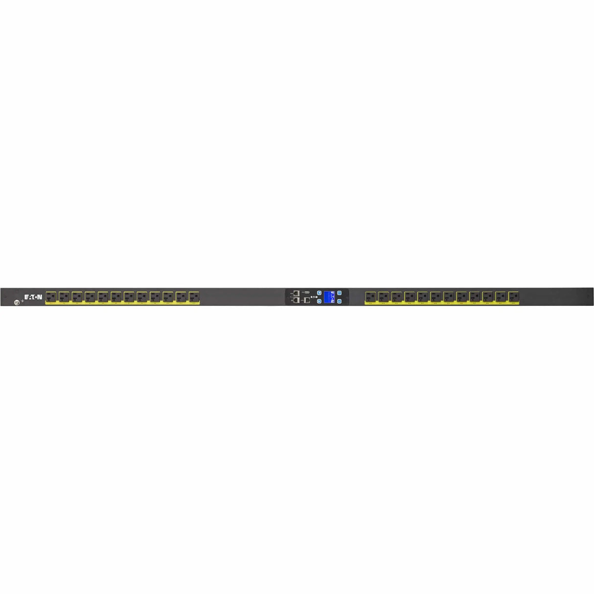 EATON Eaton Metered Input Rack PDU 1.92 kW max 120V 16A 0U Vert. Single-Phase PDU - NEMA L5-20P - 24 x NEMA 5-20R - 120 V AC - 1920 W - Network (RJ-45) - 38U - Rack-mountable - EMI101-10