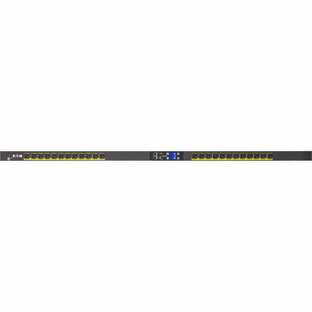 EATON Eaton Metered Input Rack PDU 1.92 kW max 120V 16A 0U Vert. Single-Phase PDU - NEMA L5-20P - 24 x NEMA 5-20R - 120 V AC - 1920 W - Network (RJ-45) - 38U - Rack-mountable - EMI101-10