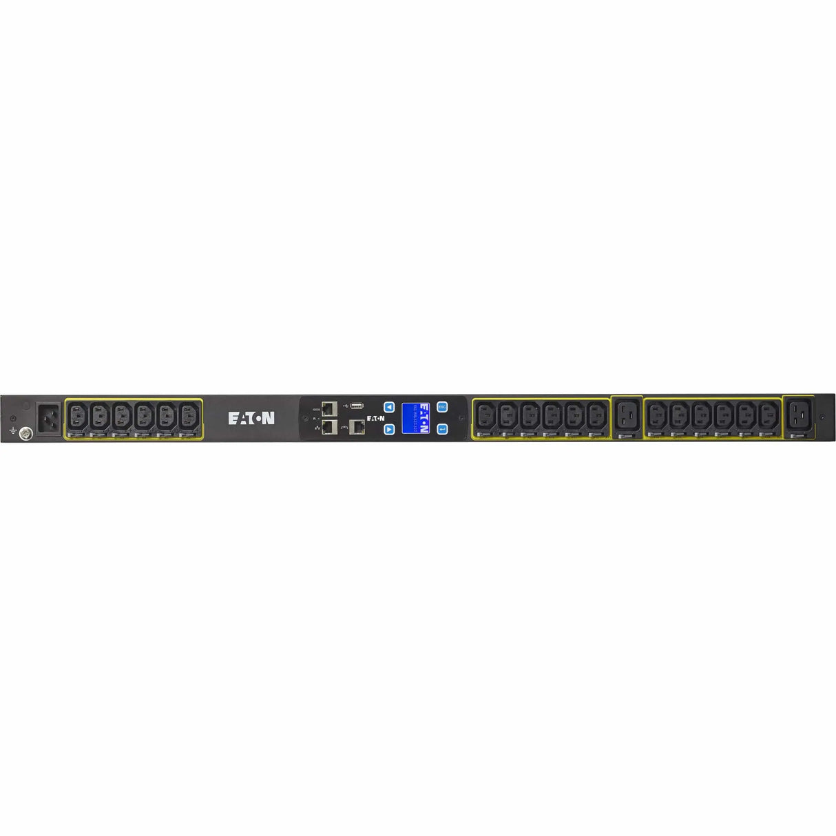 EATON Eaton Metered Input Rack PDU 3.84 kW max 100-240V 16A 0U Single-Phase PDU - IEC 60320 C20 - 18 x IEC 60320 C13, 2 x IEC 60320 C19 - 120 V AC, 230 V AC - 3840 W - Network (RJ-45) - 21U - Rack-mountable - EMI103-10