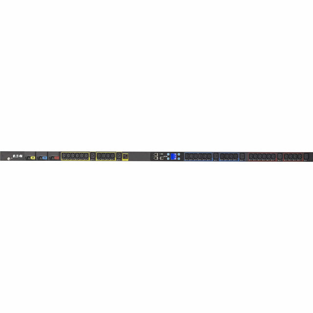 EATON Eaton Metered Input Rack PDU 8.64 kW max 120/208V 24A 0U Three-Phase PDU - NEMA L21-30P - 30 x IEC 60320 C13, 6 x IEC 60320 C19, 1 x NEMA 5-20R - 120 V AC, 230 V AC - 8640 W - Network (RJ-45) - 38U - ...  - EMI310-10