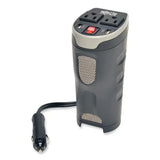 EATON EATON PowerVerter Ultra-Compact Car Inverter, 200 W, Two AC Outlets/Two USB Ports - PV200CUSB
