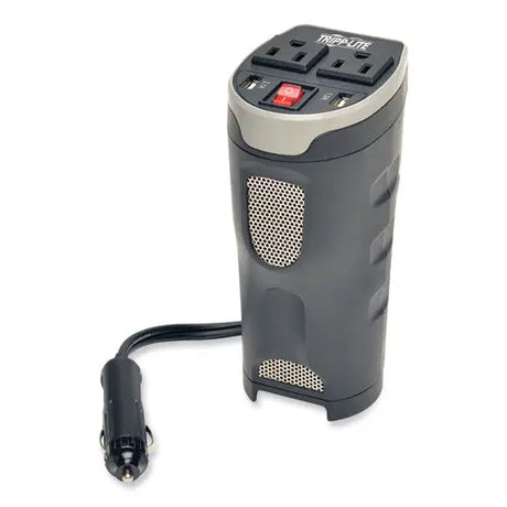 EATON EATON PowerVerter Ultra-Compact Car Inverter, 200 W, Two AC Outlets/Two USB Ports - PV200CUSB