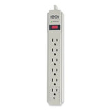 EATON EATON Protect It! Surge Suppressor, 6 AC Outlets, 15 ft Cord, 790 J, Light Gray - TLP615