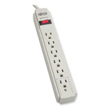 EATON EATON Protect It! Surge Suppressor, 6 AC Outlets, 15 ft Cord, 790 J, Light Gray - TLP615