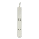 EATON EATON Protect It! Surge Suppressor, 6 AC Outlets/2 USB Ports, 6 ft Cord, 990 J, Cool Gray - TLP606USB
