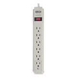 EATON EATON Protect It! Surge Suppressor, 6 AC Outlets, 4 ft. Cord, 790 J, Light Gray - TLP604