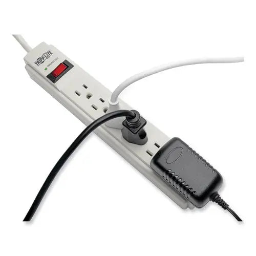 EATON EATON Protect It! Surge Suppressor, 6 AC Outlets, 4 ft. Cord, 790 J, Light Gray - TLP604
