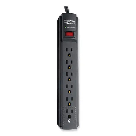 EATON EATON Protect It! Surge Suppressor, 6 AC Outlets, 6 ft Cord, 790 J, Black - TLP606B