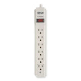 EATON EATON Protect It! Surge Suppressor, 6 AC Outlets, 6 ft Cord, 790 J, Gray - TLP606TAA
