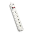 EATON EATON Protect It! Surge Suppressor, 6 AC Outlets, 6 ft Cord, 790 J, Gray - TLP606TAA
