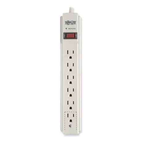 EATON EATON Protect It! Surge Suppressor, 6 AC Outlets, 6 ft Cord, 790 J, Light Gray - TLP606