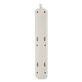 EATON EATON Protect It! Surge Suppressor, 6 AC Outlets, 6 ft Cord, 790 J, Light Gray - TLP606