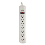 EATON EATON Protect It! Surge Suppressor, 7 AC Outlets, 12 ft Cord, 1,080 J, Light Gray - TLP712