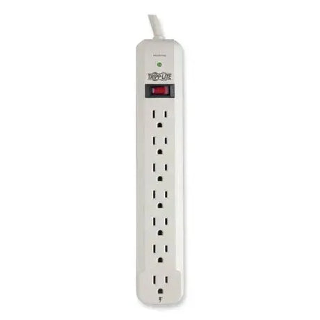 EATON EATON Protect It! Surge Suppressor, 7 AC Outlets, 12 ft Cord, 1,080 J, Light Gray - TLP712