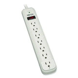 EATON EATON Protect It! Surge Suppressor, 7 AC Outlets, 12 ft Cord, 1,080 J, Light Gray - TLP712