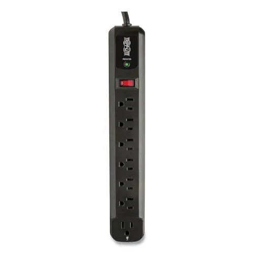 EATON EATON Protect It! Surge Suppressor, 7 AC Outlets, 4 ft Cord, 1,080 J, Black - TLP74RB