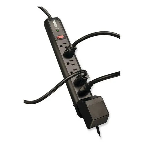 EATON EATON Protect It! Surge Suppressor, 7 AC Outlets, 4 ft Cord, 1,080 J, Black - TLP74RB