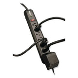 EATON EATON Protect It! Surge Suppressor, 7 AC Outlets, 4 ft Cord, 1,080 J, Black - TLP74RB