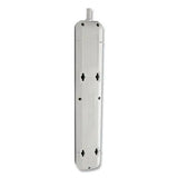 EATON EATON Protect It! Surge Suppressor, 7 AC Outlets, 6 ft Cord, 1,080 J, Light Gray - STRIKER