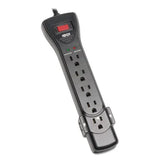 EATON EATON Protect It! Surge Suppressor, 7 AC Outlets, 7 ft Cord, 2,160 J, Black - SUPER7B