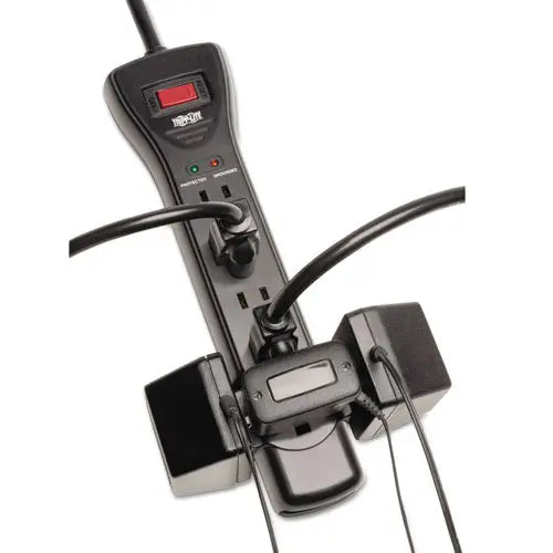 EATON EATON Protect It! Surge Suppressor, 7 AC Outlets, 7 ft Cord, 2,160 J, Black - SUPER7B