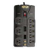 EATON EATON Protect It! Surge Suppressor, 8 AC Outlets, 10 ft Cord, 3,240 J, Black - TLP810NET