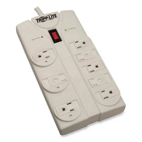 EATON EATON Protect It! Surge Suppressor, 8 AC Outlets, 25 ft Cord, 1,440 J, Light Gray - TLP825