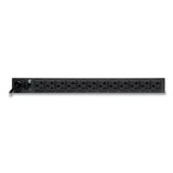 EATON EATON Single-Phase Basic PDU, 13 Outlets, 15 ft Cord, Black - PDU1220