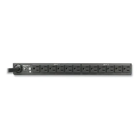 EATON EATON Single-Phase Basic PDU, 24 Outlets, 15 ft Cord, Black - PDU2430