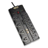 EATON EATON SURGE,12 OUTLET,8 FT,BK - TLP1208SAT