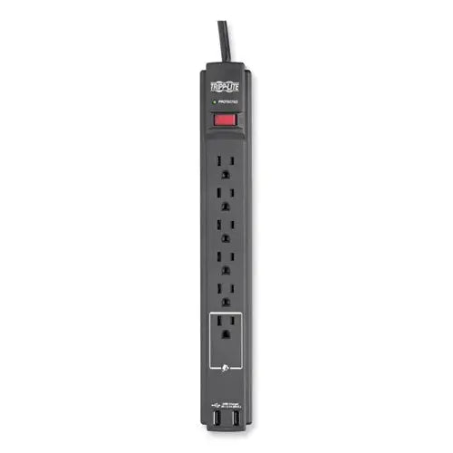 EATON EATON SURGE,6 OUTLET,2 USB,BK - TLP606USBB