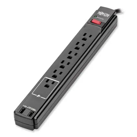 EATON EATON SURGE,6 OUTLET,2 USB,BK - TLP606USBB