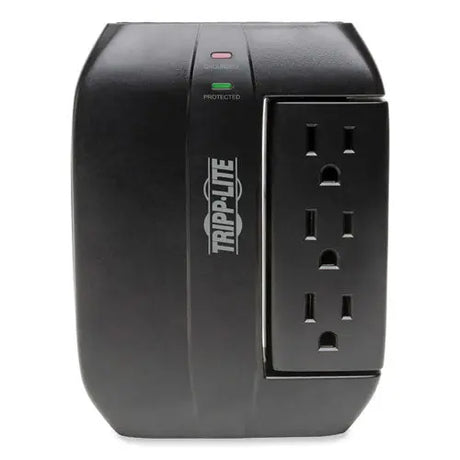 EATON EATON Swivel6 Six-Outlet, Direct Plug-in Surge Suppressor, 6 AC Outlets, 1,500 J, Black - SWIVEL6