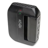 EATON EATON Swivel6 Six-Outlet, Direct Plug-in Surge Suppressor, 6 AC Outlets, 1,500 J, Black - SWIVEL6