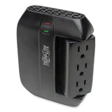 EATON EATON Swivel6 Six-Outlet, Direct Plug-in Surge Suppressor, 6 AC Outlets, 1,500 J, Black - SWIVEL6