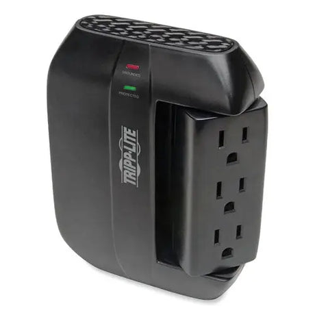 EATON EATON Swivel6 Six-Outlet, Direct Plug-in Surge Suppressor, 6 AC Outlets, 1,500 J, Black - SWIVEL6