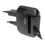 EATON EATON Swivel6 Six-Outlet, Direct Plug-in Surge Suppressor, 6 AC Outlets, 1,500 J, Black - SWIVEL6