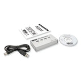 EATON EATON USB 2.0 Printer/Peripheral Sharing Switch, 4 Ports - U215-004-R