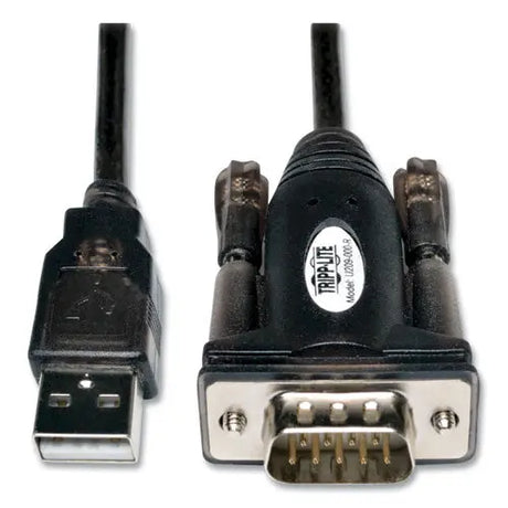 EATON EATON USB-A to Serial Adapter Cable, 5 ft, Black - U209-000-R