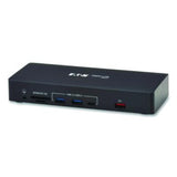 EATON Laptop Triple Display USB-C Dock, Displayport/HDMI/RJ45/USB/VGA, Black - U442AB-DOCK9