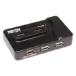EATON Laptop USB 3.0 SuperSpeed Charging Hub, 6 Ports, Black - U360-412