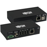 EATON Networking and Video Conferencing/Headset and Speaker/Accessories Tripp Lite 4-Port Industrial USB over Cat6 Extender, ESD Protection, PoC - USB 2.0, Mountable, 330 f - B203-104-IND-ER