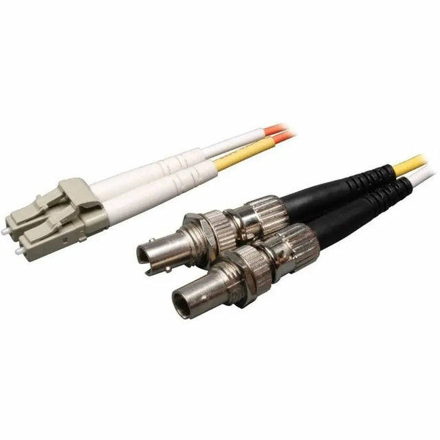 EATON Tripp Lite 0.3M Duplex Multimode Fiber Optic 50/125 Adapter LC/ST M/F 1ft 1' 0.3 Meter - 1 ft Fiber Optic Network Cable - First End: 2 x LC Network - Male - Second End: 2 x ST Network - Female - Orang...  - N457-001-50