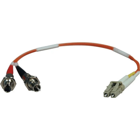 EATON Tripp Lite 0.3M Duplex Multimode Fiber Optic 62.5/125 Adapter LC/ST M/F 1ft 1' 0.3 Meter - 1 ft Fiber Optic Network Cable - First End: 2 x LC Network - Male - Second End: 2 x ST Network - Female - Ora...  - N457-001-62