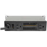 EATON Tripp Lite 1.4kW 100/120/127V Single-Phase Switched Mini PDU - LX Platform - Switched - NEMA 5-15P - 2 x NEMA 5-15R - 120 V AC - 0U - Vertical - Under-counter Mount - Rack-mountable, Wall-mountable - ...  - PDU15NETLX