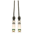 EATON Tripp Lite 1.5M SFP+ 10Gbase-CU Twinax Passive Copper Cable SFP-H10GB-CU1-5M Compatible Black 5ft 5' - SFP+ for Network Device - 4.92 ft - 1 x SFF-8431 Male SFP+ - 1 x SFF-8431 Male SFP+ - Black - N280-005-BK